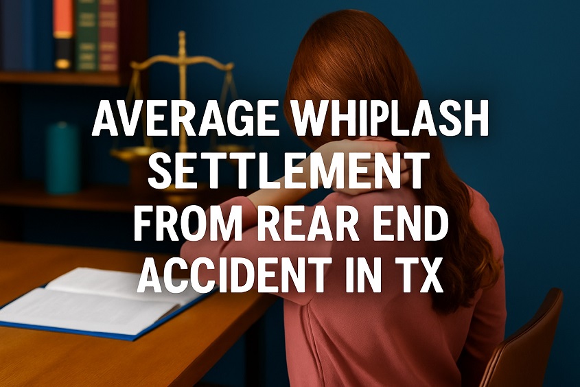 Average Whiplash Settlement From Rear End Accident In TX