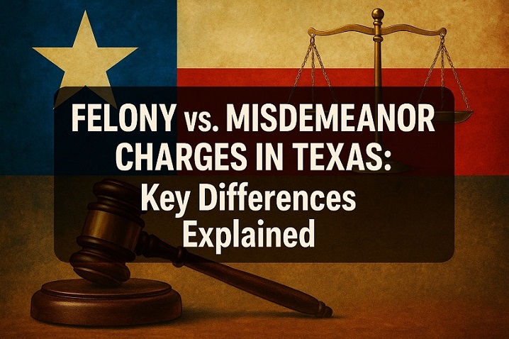 Felony vs. Misdemeanor Charges in Texas: Key Differences Explained